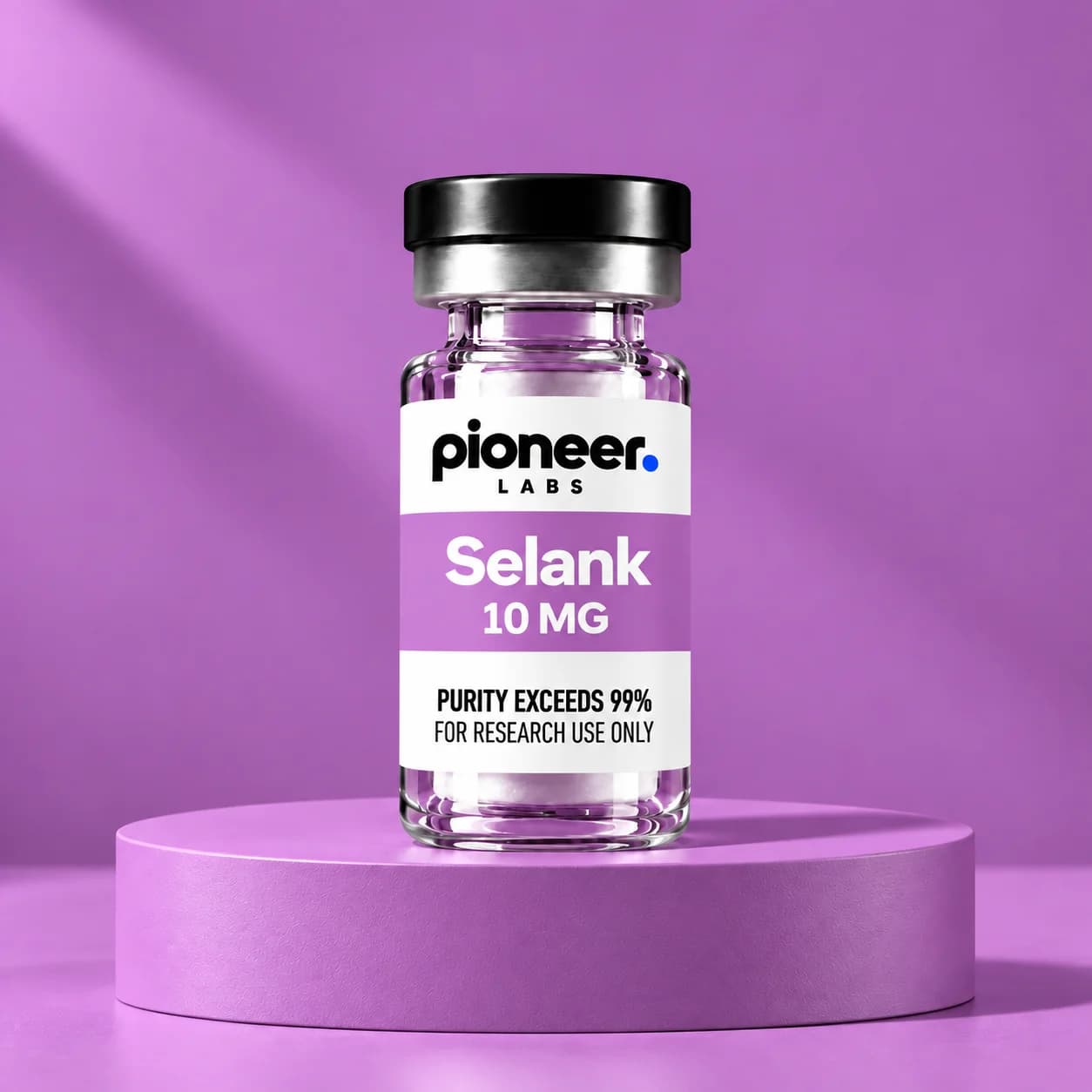 Selank 10 MG — Pedestal view