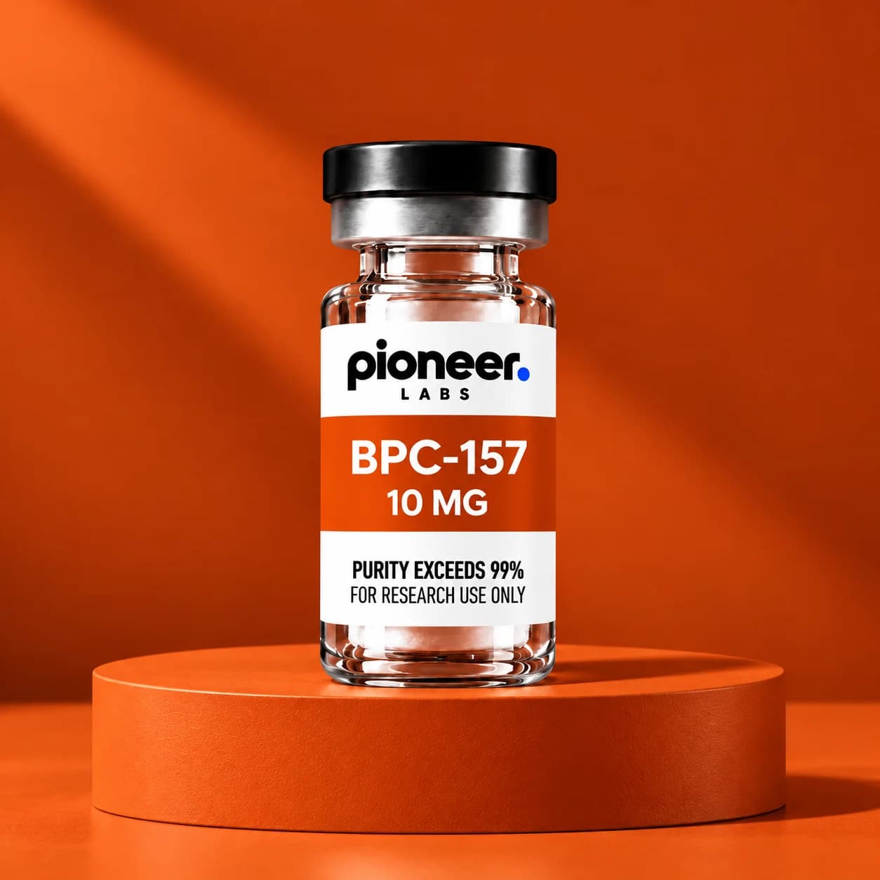 BPC-157 10 MG — Pedestal view