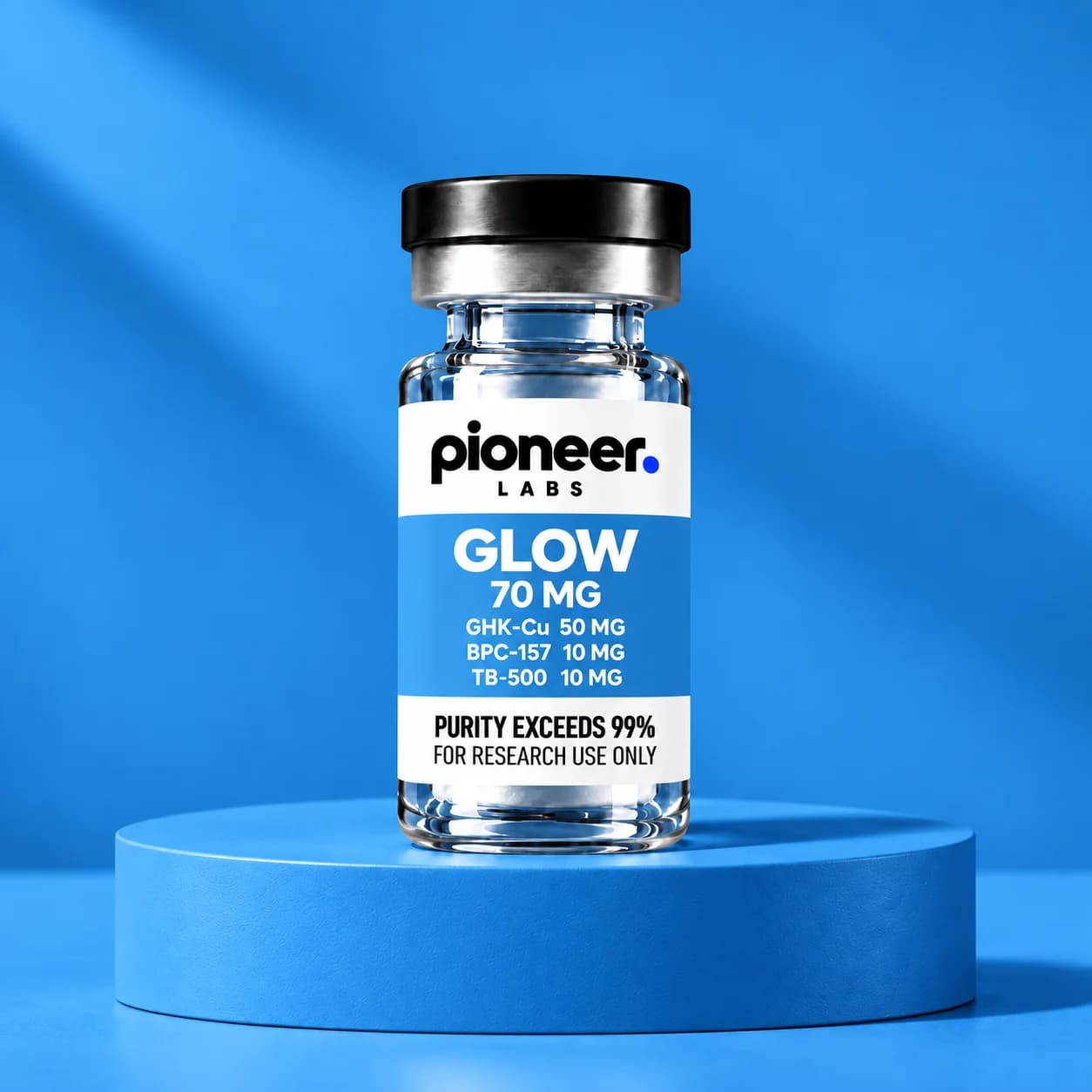 GLOW 70 MG — Pedestal view